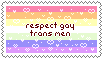 respect trans gay men