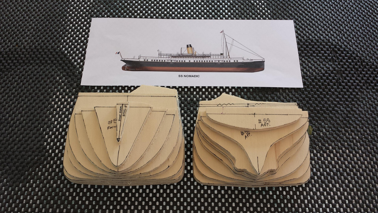 [ANGLETERRE] Transbordeur SS NOMADIC (White Star Line) Bulkheads