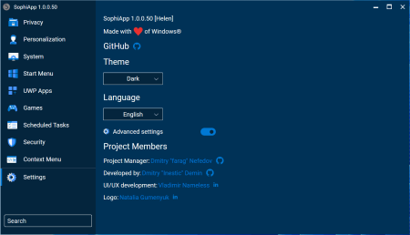 SophiApp 1.0.0.50
