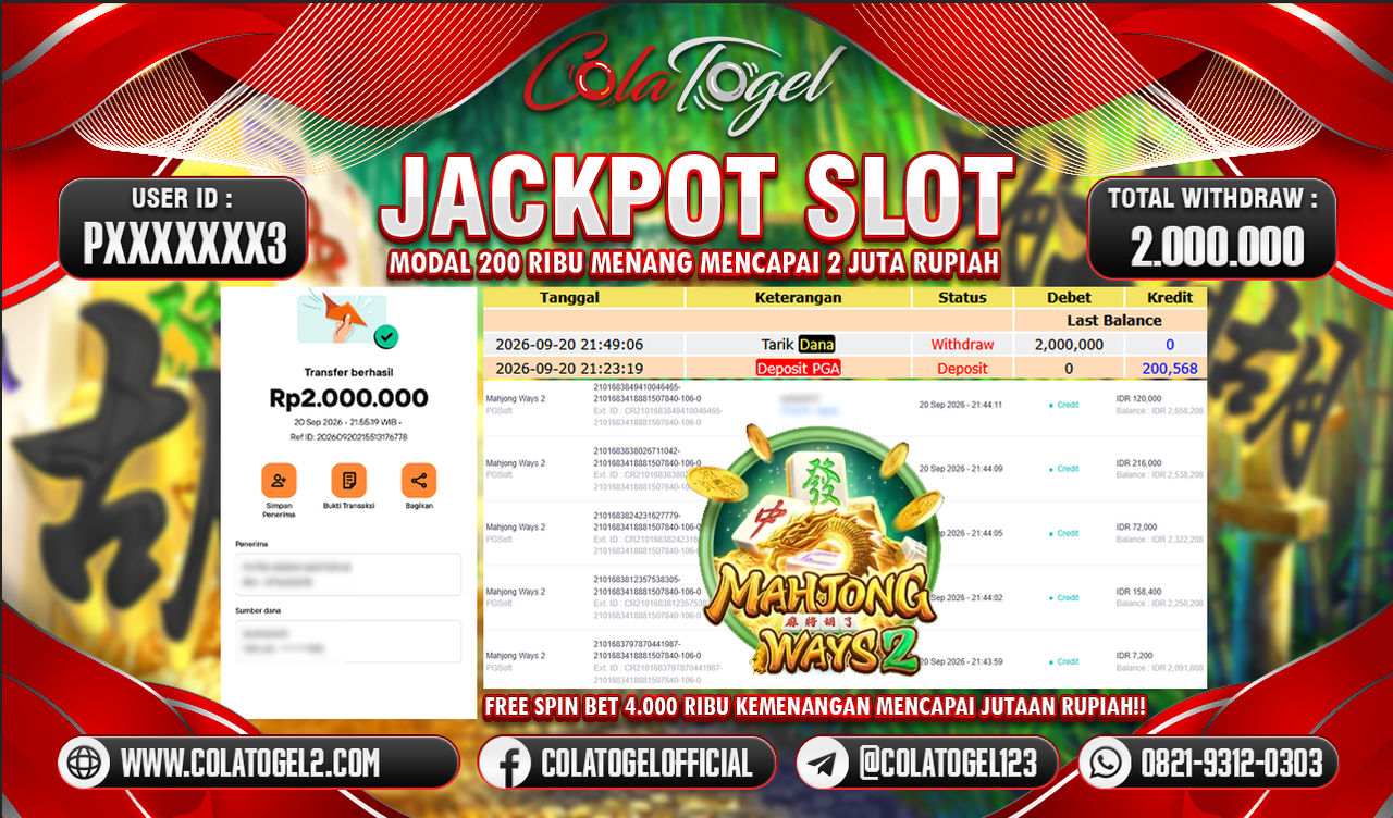 JACKPOT SLOT GACORR !!!