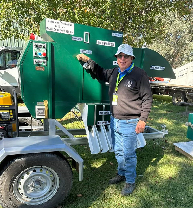 Віялка для очищення та калібрування насіння