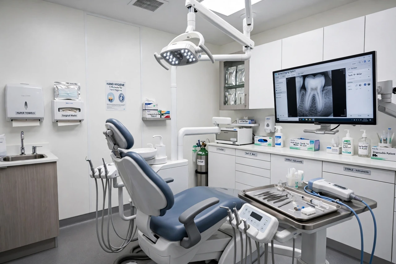 Precision dentistry under magnification at Dr Namrata Singhal's Dental Care — best dental clinic in Samta Colony, Raipur