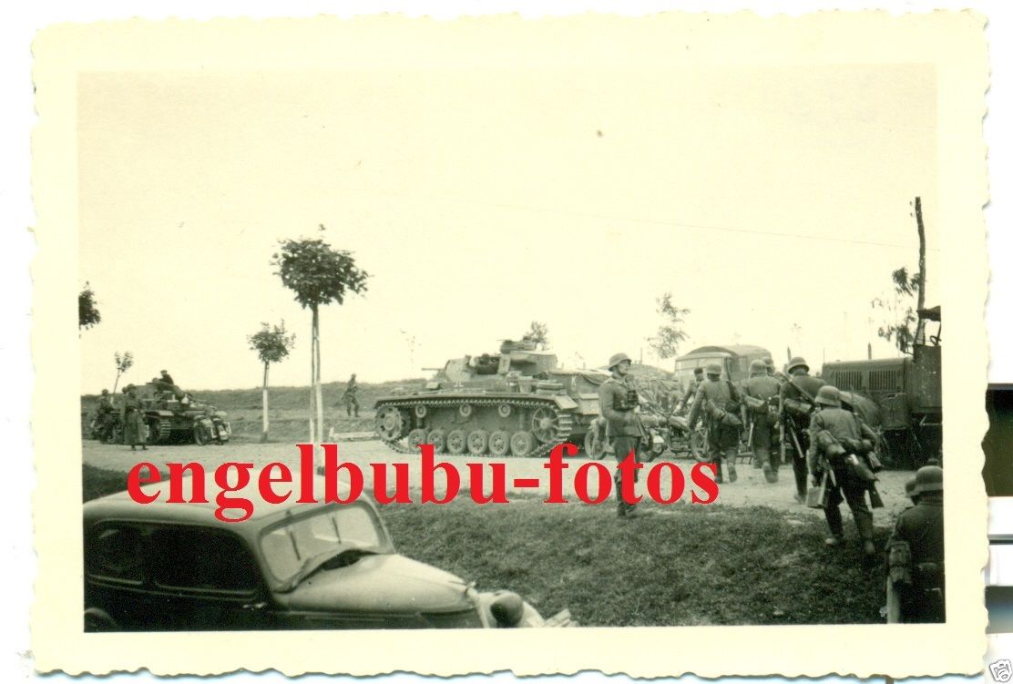 FOTO - PANZER III - Selt. Ausführung mit Nummer 