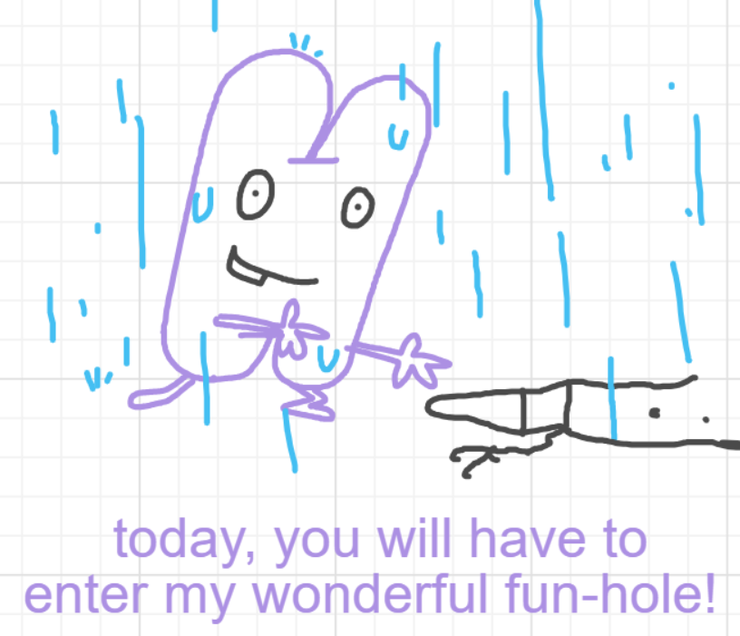 A panel from A Murder On The, episode six of the Board Boards object show by Furretwalk/WalkingFurret.