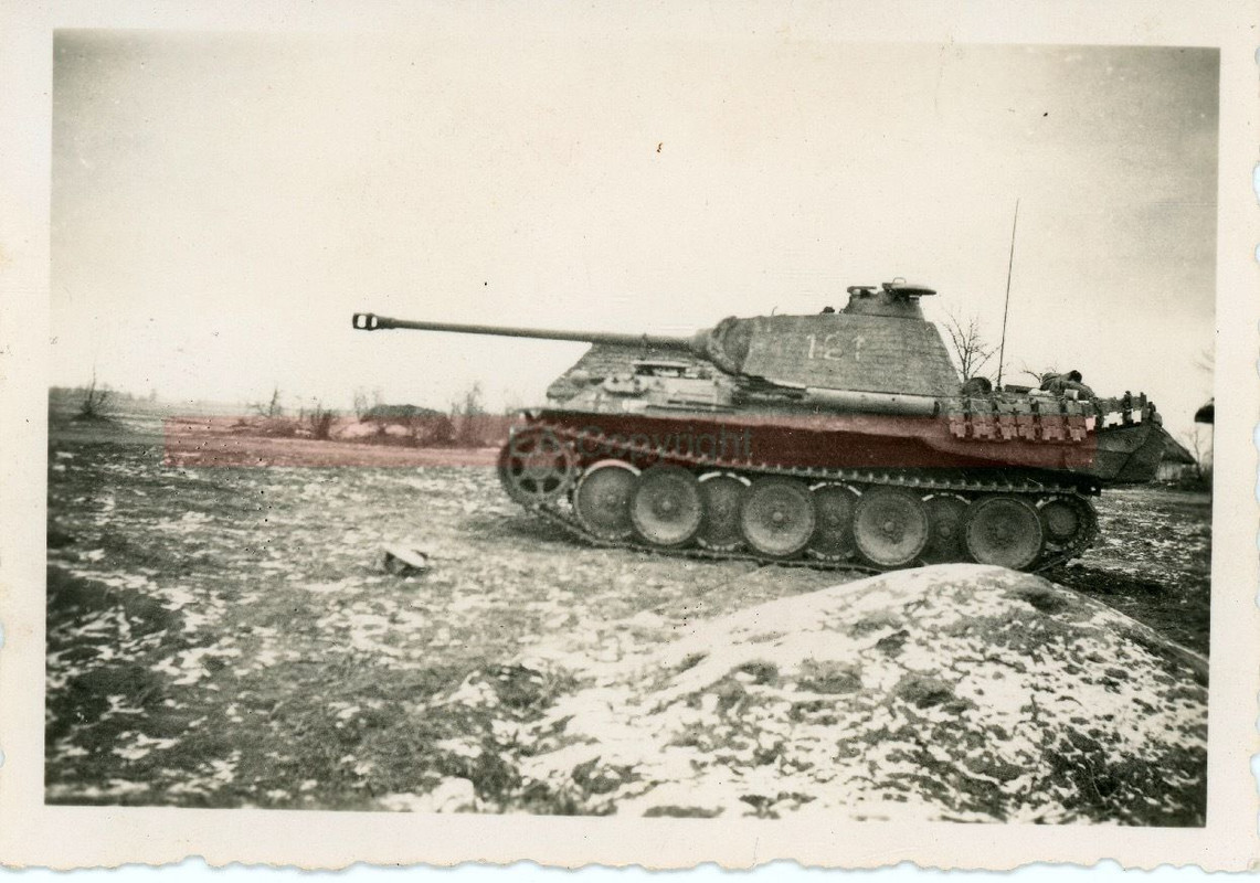 Panther Panzer Tank kämpfe Foto