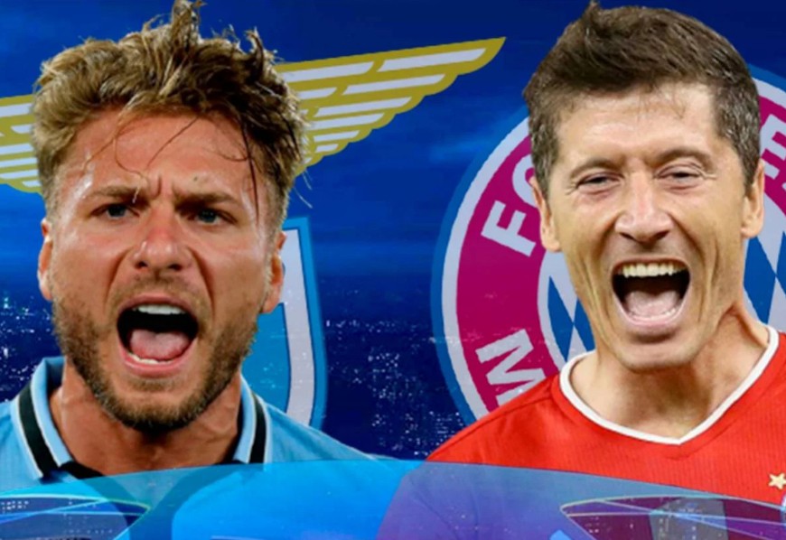 Lazio Bayern Monaco Streaming Gratis Rojadirecta TV Ciro Immobile Robert Lewandowski