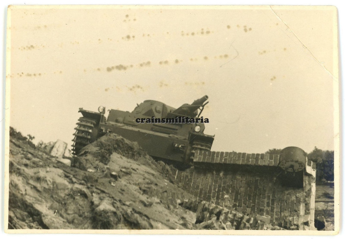 Orig. Foto Panzer IV Tank bei Manöver (10)