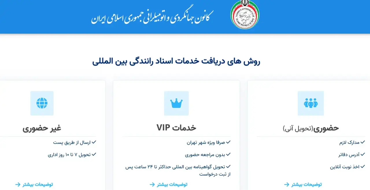 گواهینامه بین‌المللی رانندگی در ایران در سال 1403