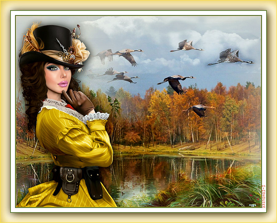 Журавли летят на юг