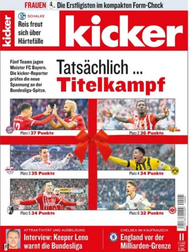 Cover: Kicker Sportmagazin vom 02  Februar 2023