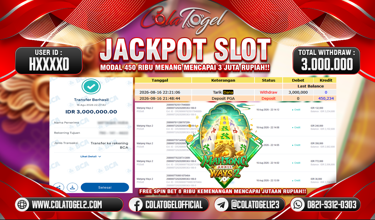 JACKPOT SLOT GACOR!!