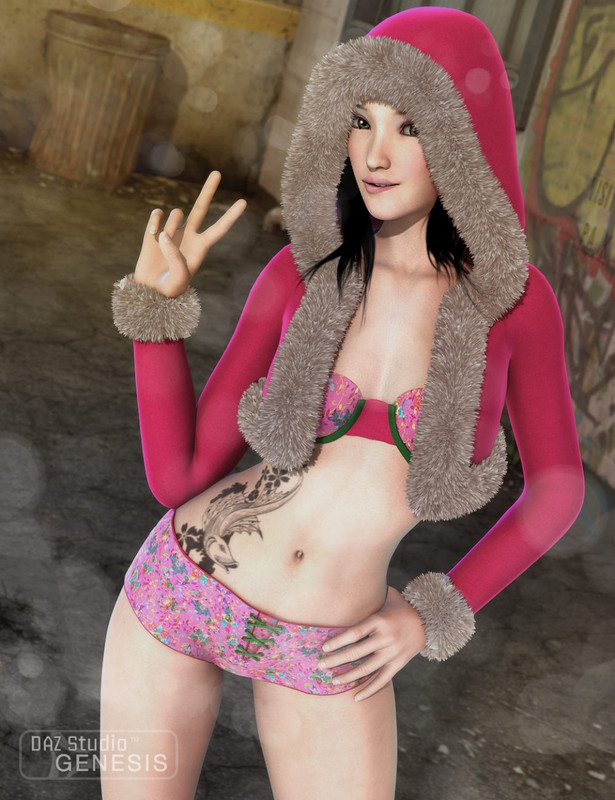 Hoodie and Hot Pants Set