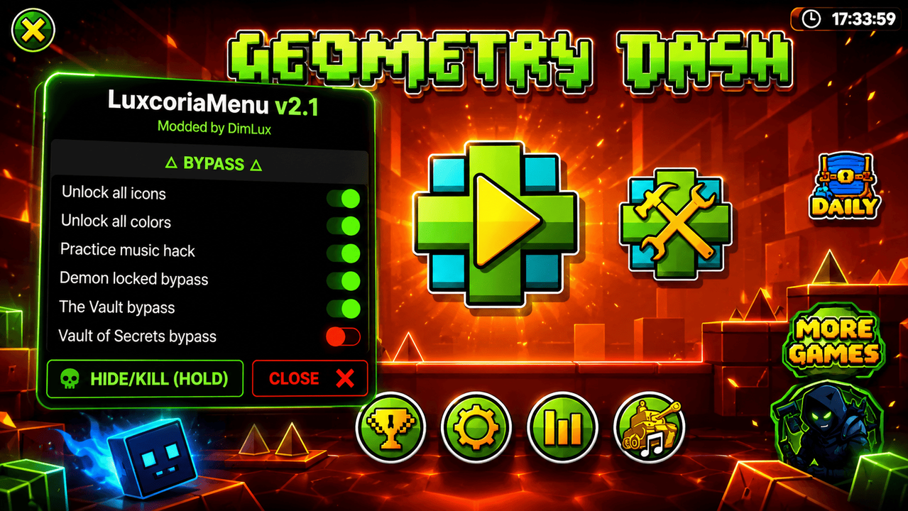 Geometry Dash Mod Menu APK 2026 game information