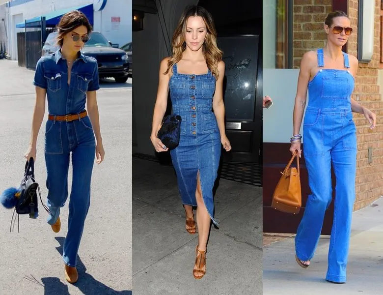 Denim Dresses and Jumpsuits