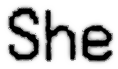 She