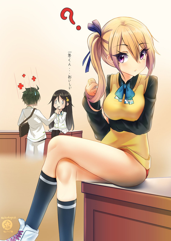 kawakami-mai-izumi-reina-and-ichijou-haruhiko-musaigen-no-phantom-world-drawn-by-nekodayo22-3815a