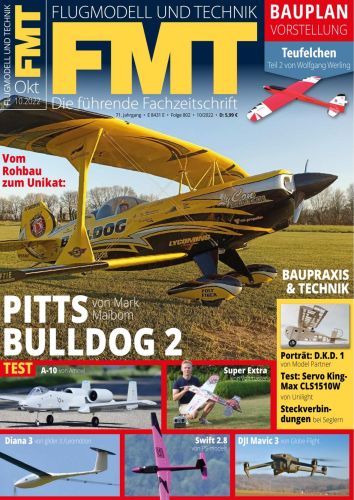 Cover: Fmt Magazin Flugmodell und Technik  No 10 Oktober 2022