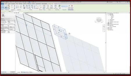 Revit Panelling 2: Organic Curved Adaptive Components