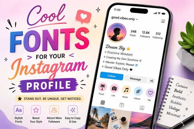 font changer for instagram