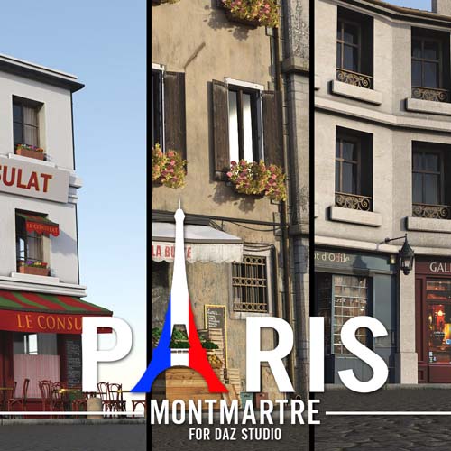 PARIS - Montmartre for DS Iray
