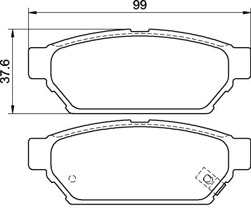 Ceramic Rear Brake Pad Set Ceramic Rear Brake Pad Set