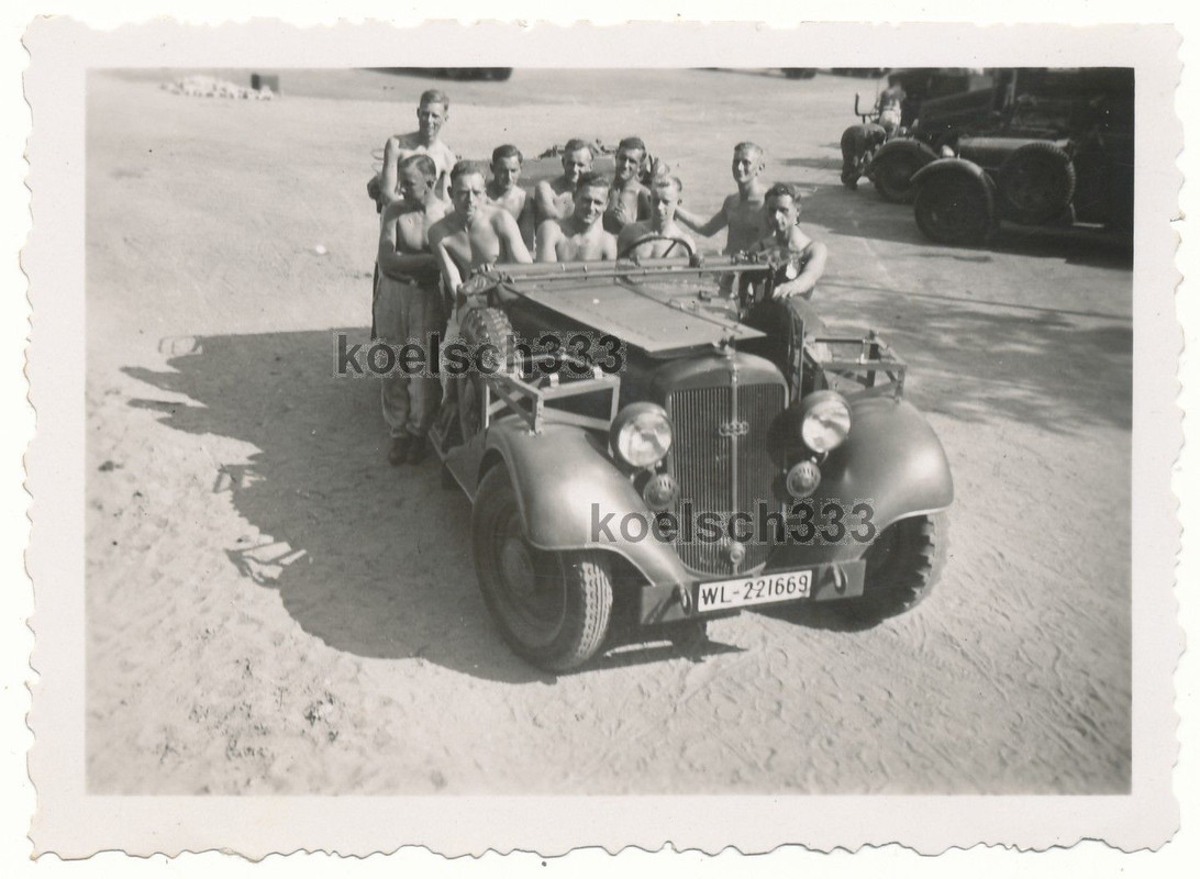 Kübelwagen Auto Union Horch PKW Kfz Kennzeichen 