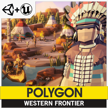 POLYGON Western Frontier - Low Poly 3D Art by Synty