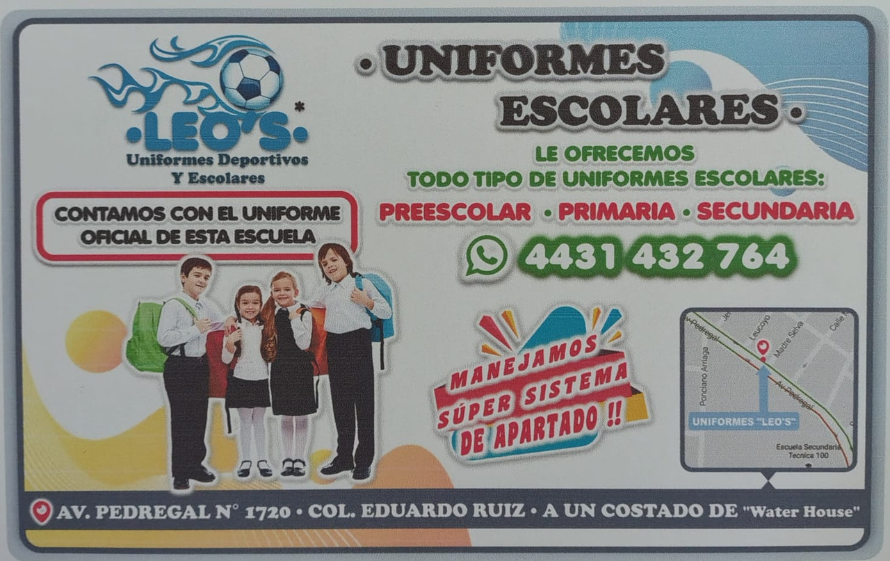Información y dirección de Uniformes Escolares