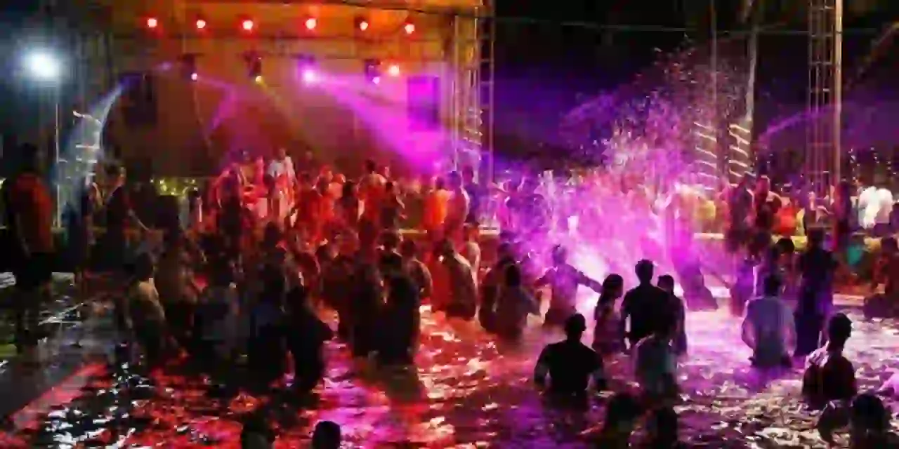 Night Pool Party Pushkar Holi
