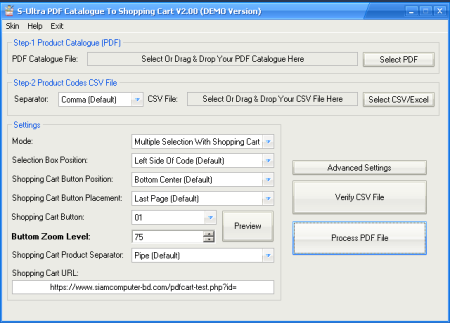 S-Ultra PDF Catalogue To Shopping Cart 3.0.0