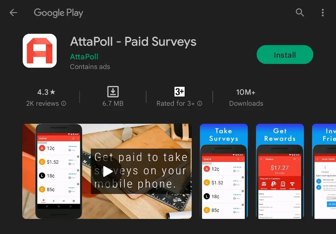 aplikasi penghasil uang 50 ribu dengan isi survey