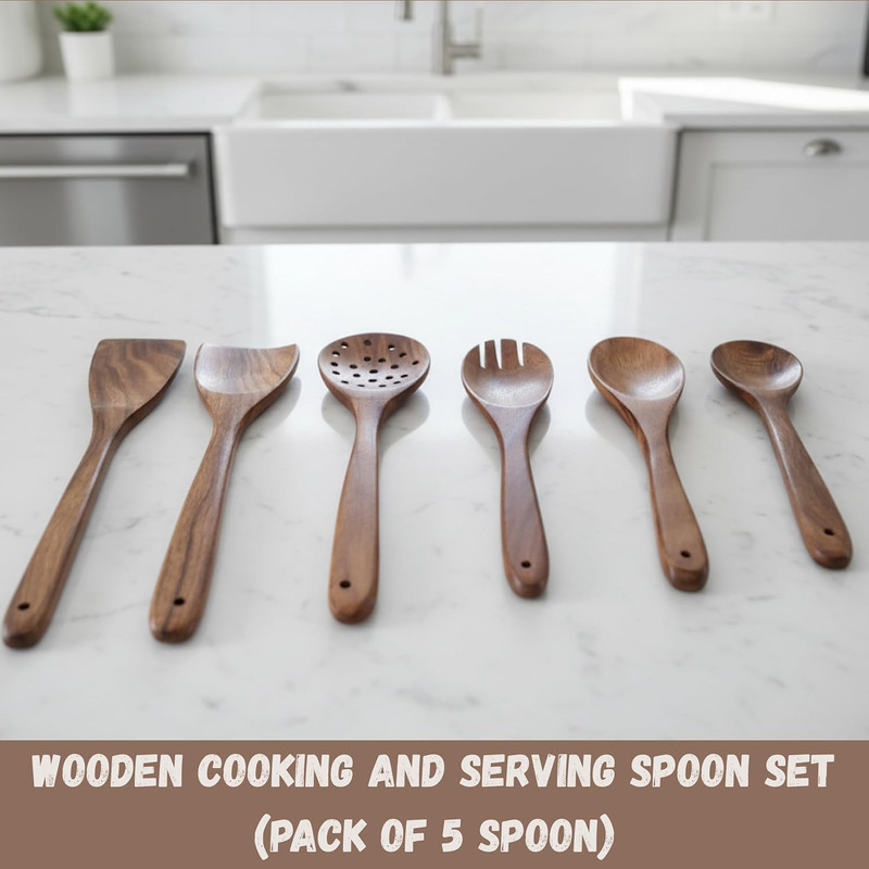 Sheesham Wood Cooking Spoons and Spatulas