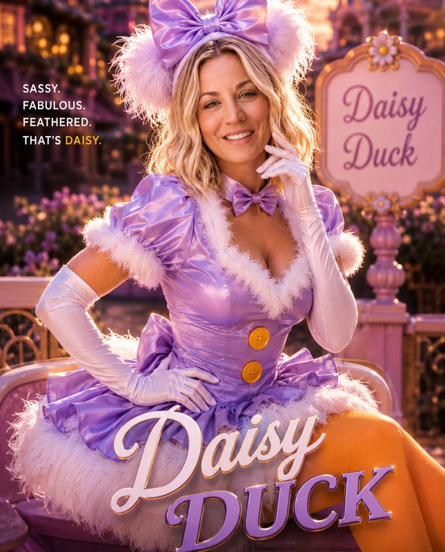 Kaley Cuoco Daisy Duck