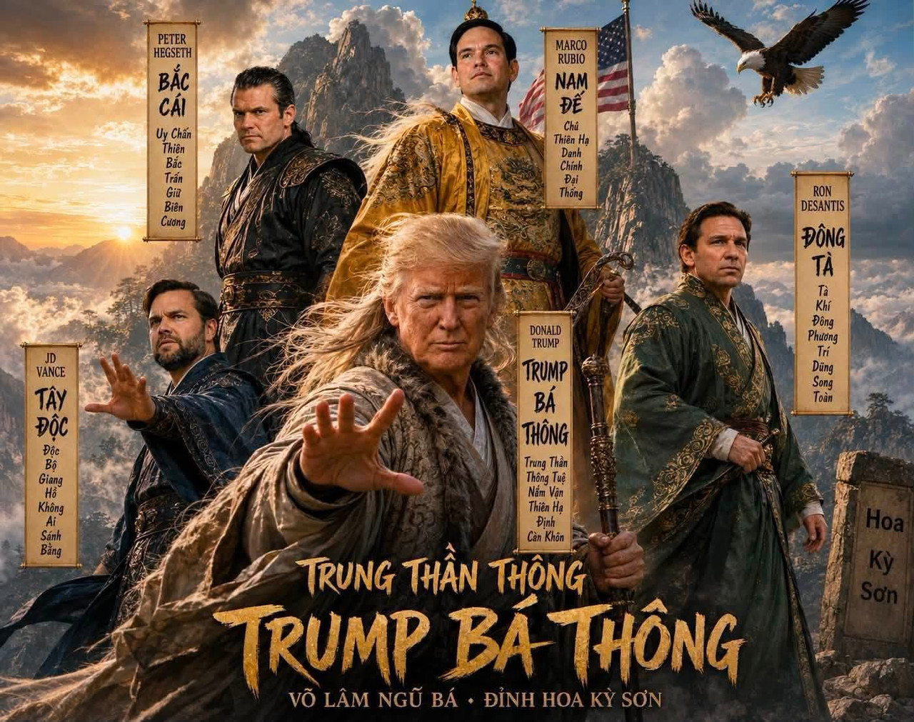 Trump bá thông