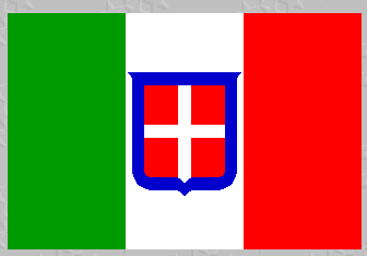 1 - Flaga Królestwa Włoch 1848-1946