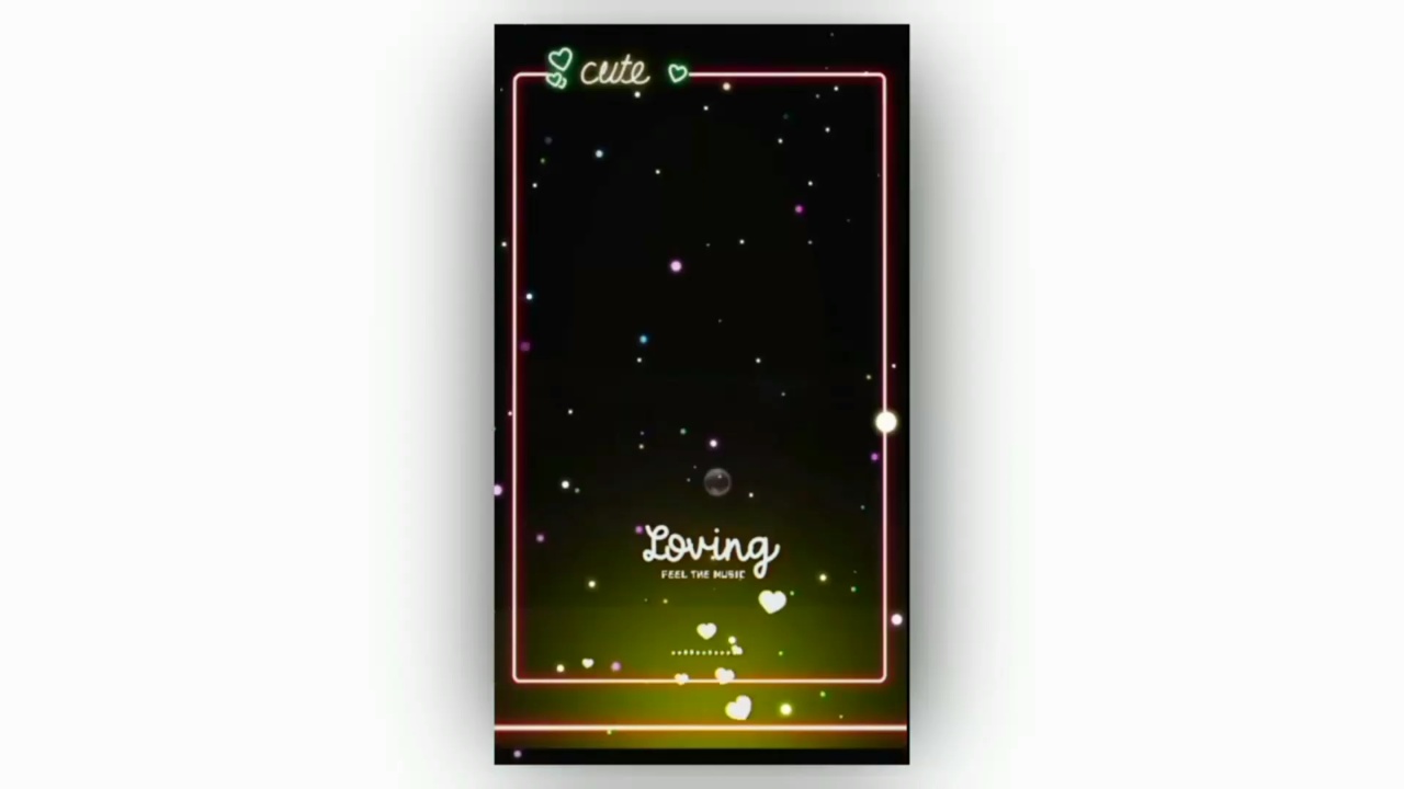 Love template video background