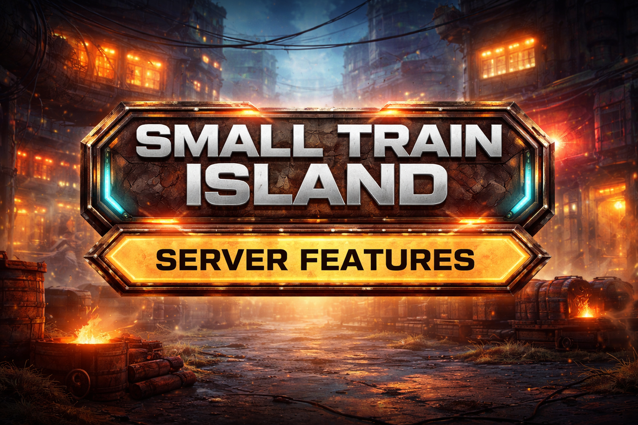 Small Train Island server features banner