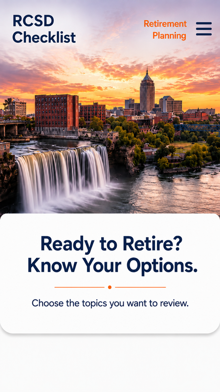 RCSD Checklist Retirement Planning hero