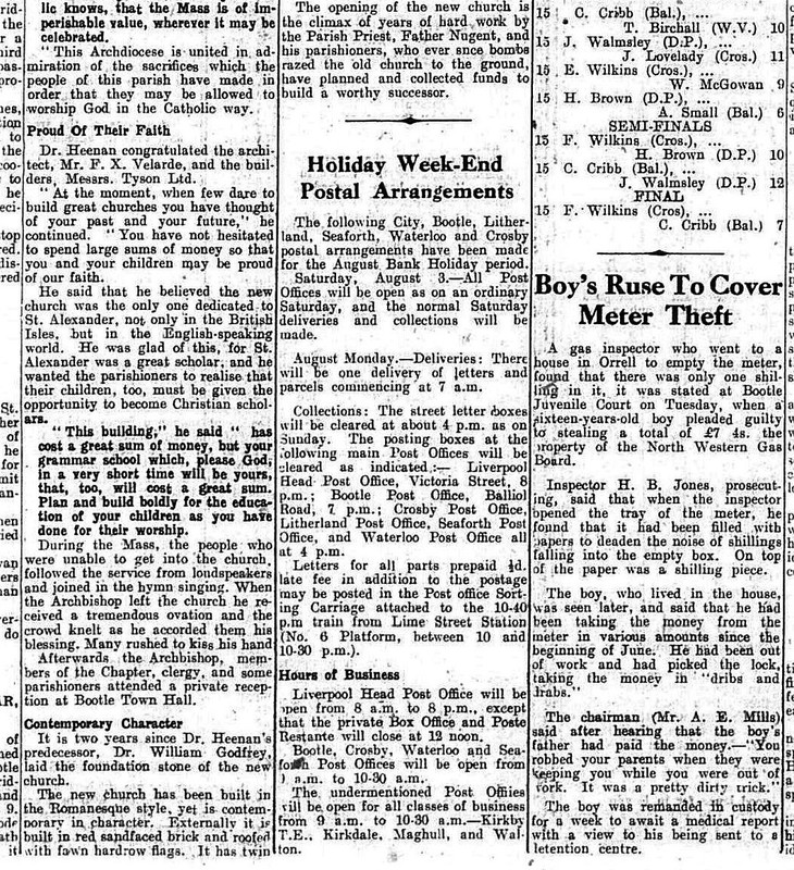 Aug 2 1957 St Alex opening c