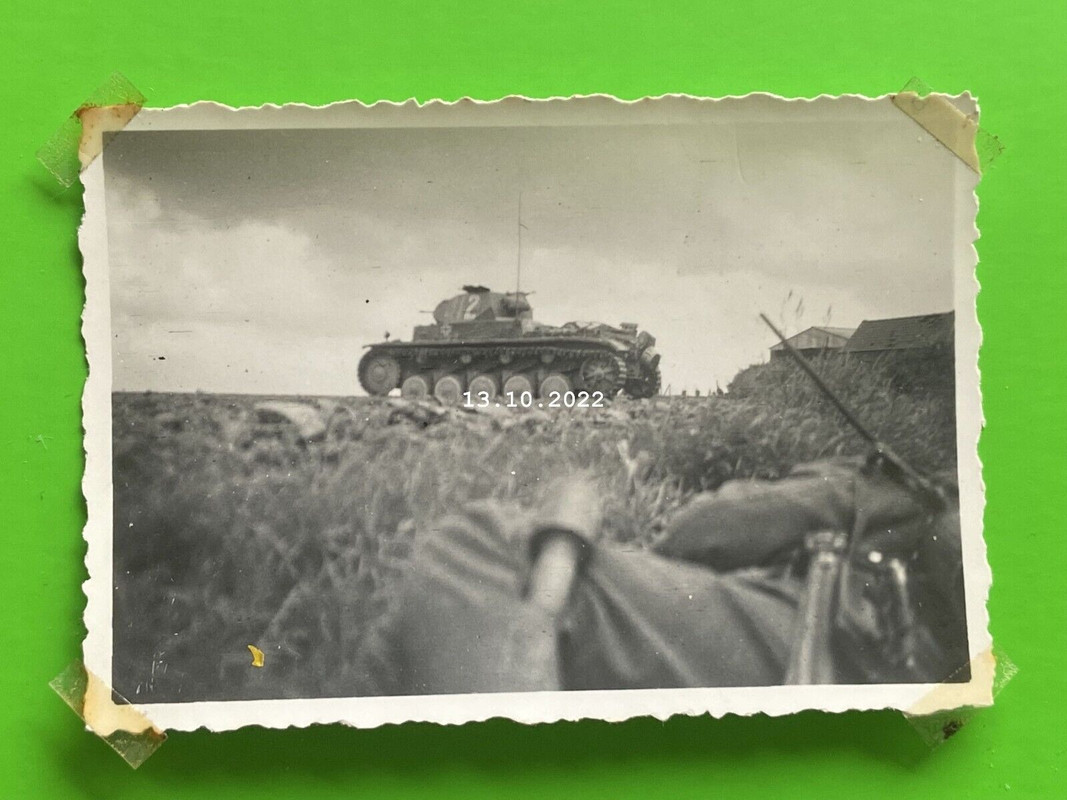 Wk2, Foto, 2. Panzerarmee, Panzer im Kampf in La Bassée, Frankreich 1940