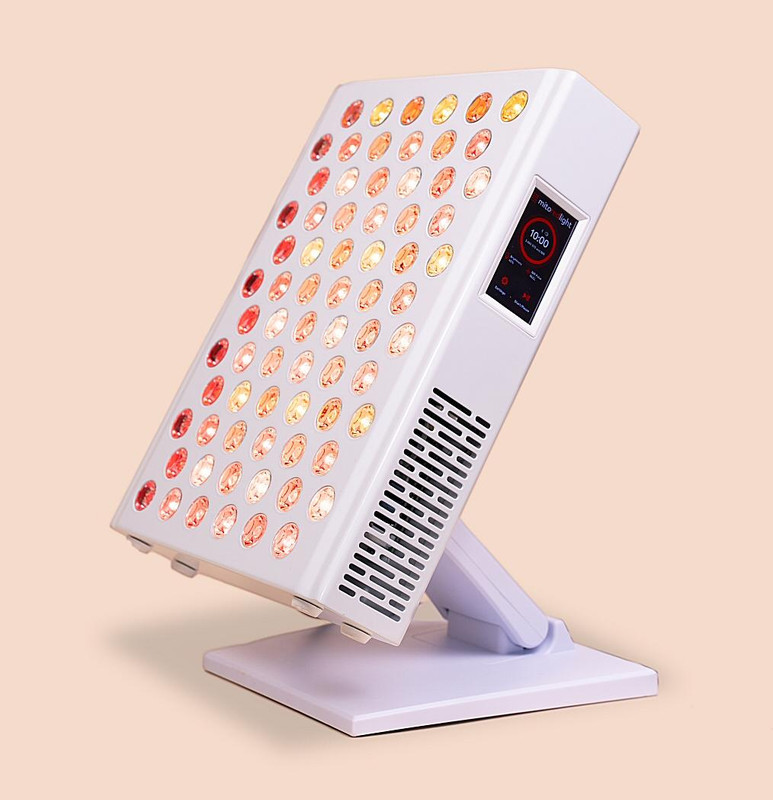 Different Mito Red Light devices including portable, wearable, and full-body therapy panels.