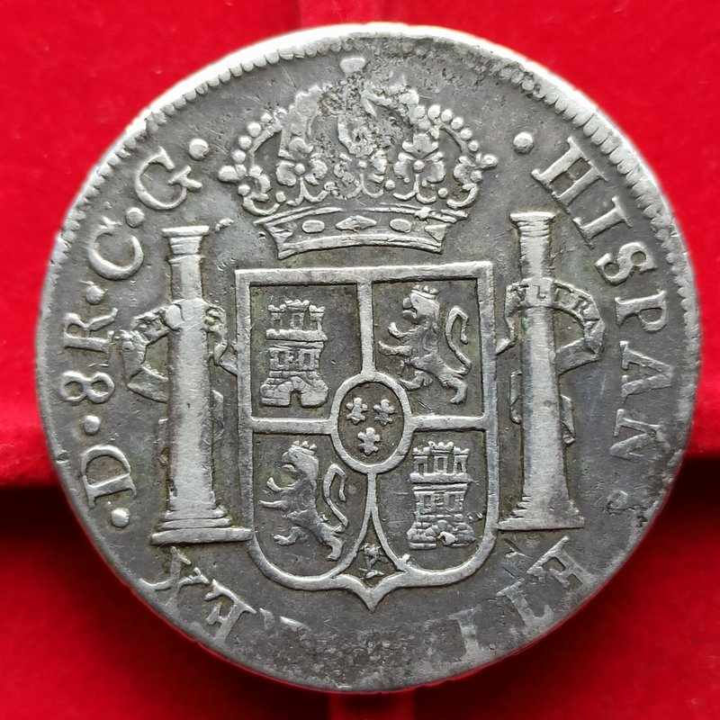 8 reales Fernando VII Durango 68