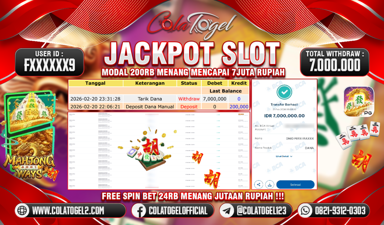 JACKPOT SLOT GACORR!!