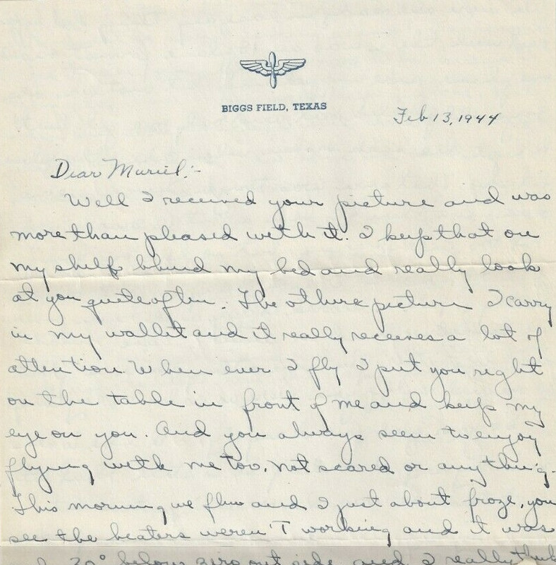 Carta ( AAF - Biggs Field, TX ) - 01a ( 1944 )