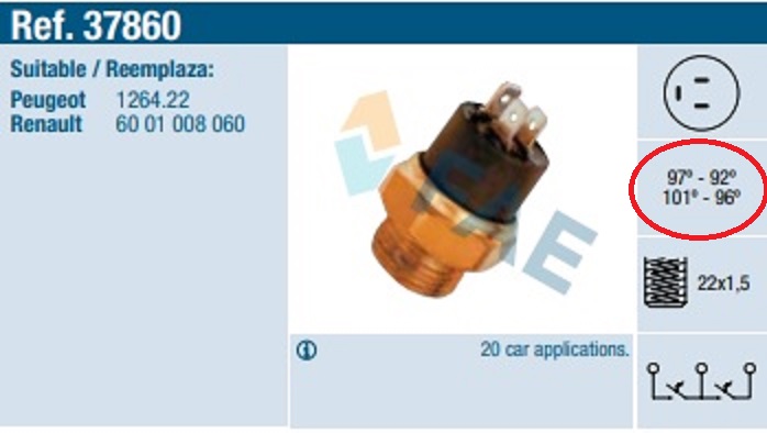 Thermocontact double