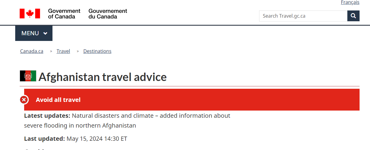 Afganistán: "Do not travel" - Viajar a Afganistán - Foro Oriente Próximo y Asia Central