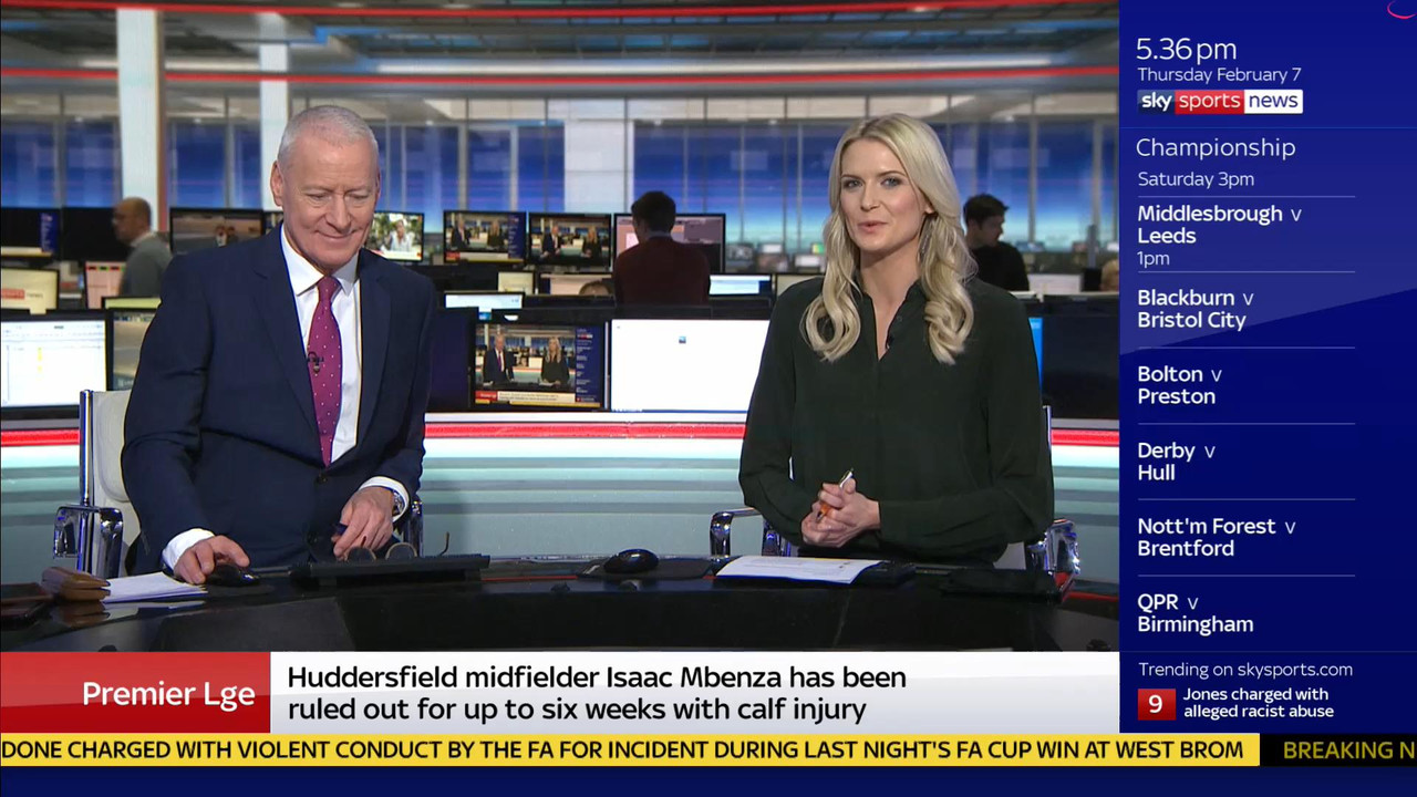 07 February - 17.00.00 - Sky Sports News At 5. A comprehensive r