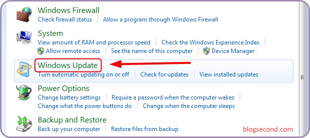 Mengecek Pembaruan Windows 7