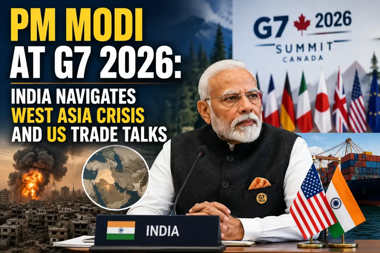 PM Modi at G7 2026: India Navigates West Asia Crisis and US Trade Talks