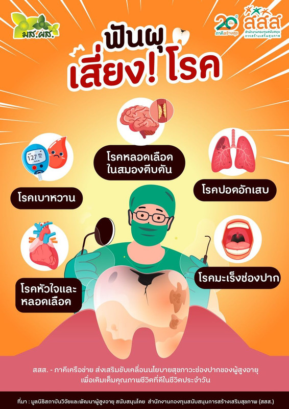 รู้หรือไม่ ฟันผุเสี่ยง! โรคอะไรบ้าง